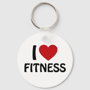 Porte-clés J'aime Fitness