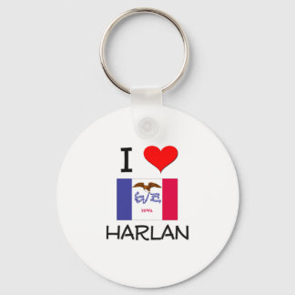 Porte-clés J'aime HARLAN Iowa