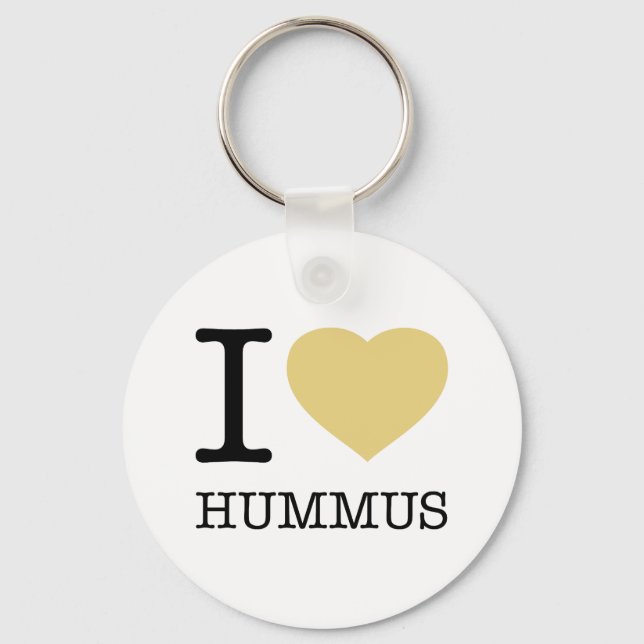 PORTE-CLÉS J'AIME HUMMUS (Recto)
