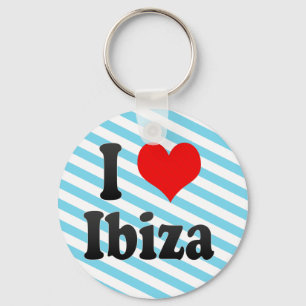 Porte-clés J'aime Ibiza, Espagne. J'Encanta Ibiza, Espagne
