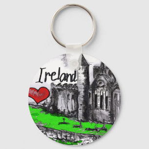 Porte-clés J'aime Irlande