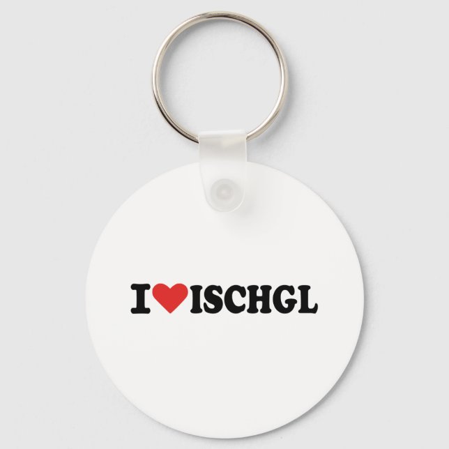 Porte-clés J'aime Ischgl (Recto)