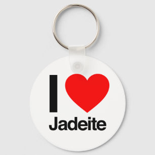 Porte-clés j'aime jadeite