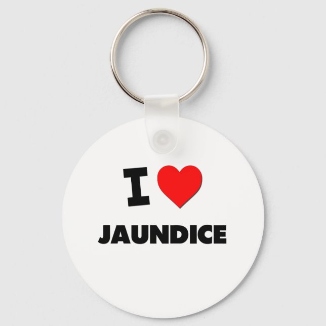 Porte-clés J'aime Jaundice (Recto)