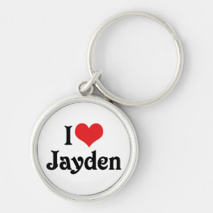Porte-clés J'aime Jayden