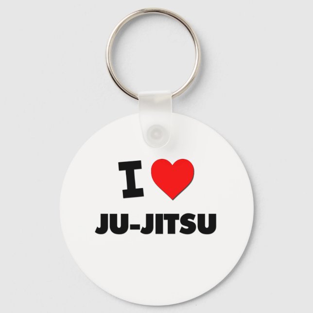 Porte-clés J'Aime Ju-Jitsu (Recto)