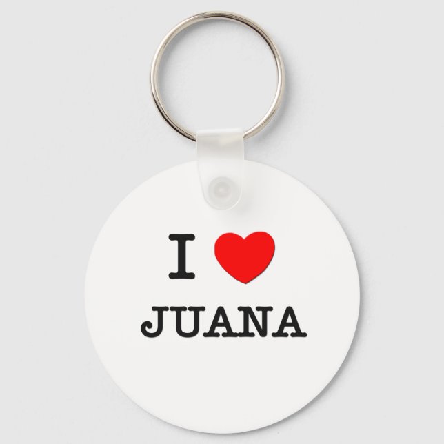 Porte-clés J'aime Juana (Recto)