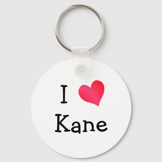 Porte-clés J'aime Kane (Recto)