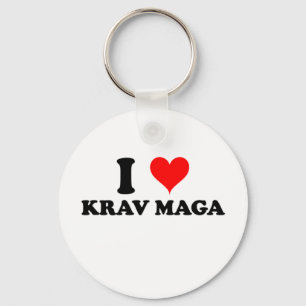 Porte-clés J'aime Krav Maga