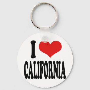 Porte-clés J'aime la Californie