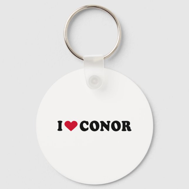 PORTE-CLÉS J'AIME LA CONOR (Recto)