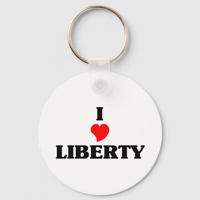 Porte-clés J'aime la liberté (Recto)
