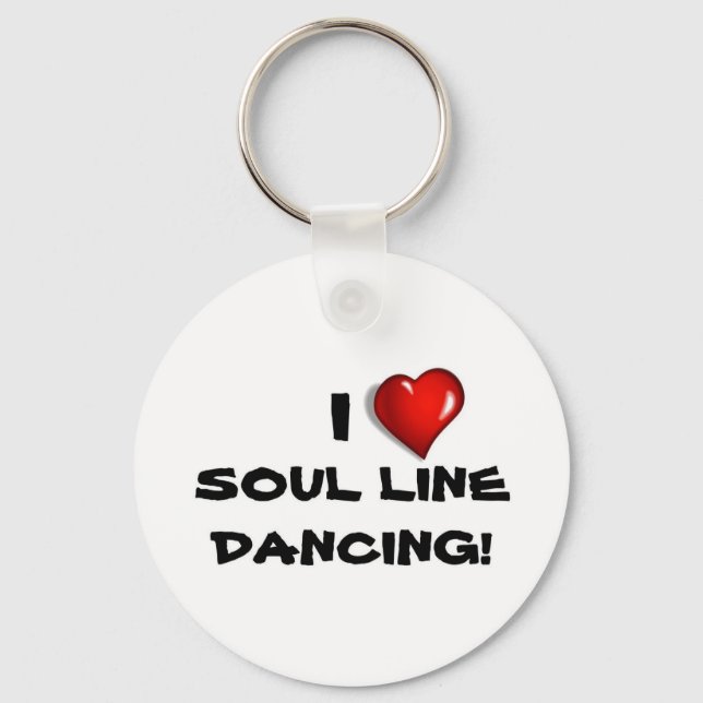 Porte-clés J'Aime La Ligne Soul Danser! (Recto)