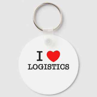 Porte-clés J'aime la logistique