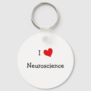 Porte-clés J'aime la neuroscience