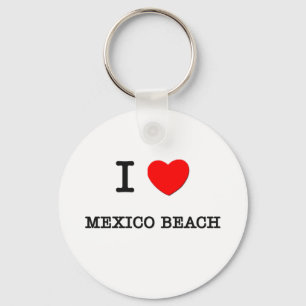 Porte-clés J'aime la plage la Floride du Mexique