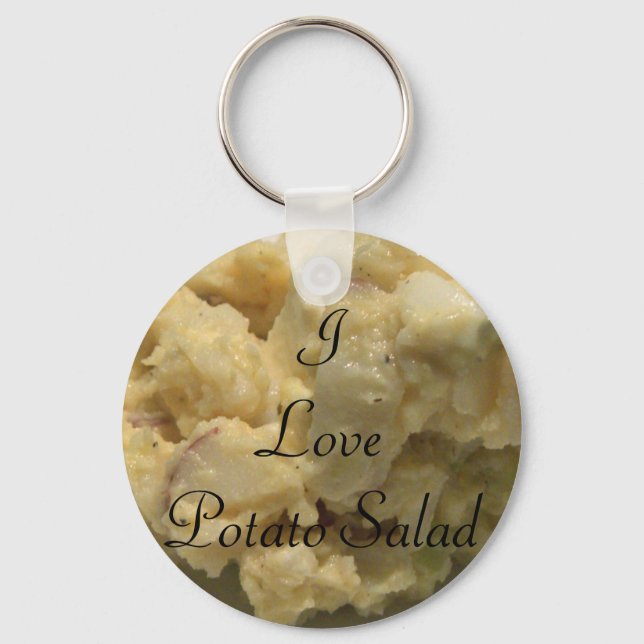Porte-clés J'Aime La Salade De Pomme De Terre (Recto)