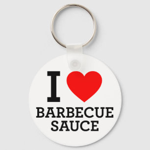 Porte-clés J'Aime La Sauce Barbecue