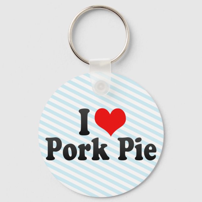 Porte-clés J'Aime La Tarte De Porc (Recto)