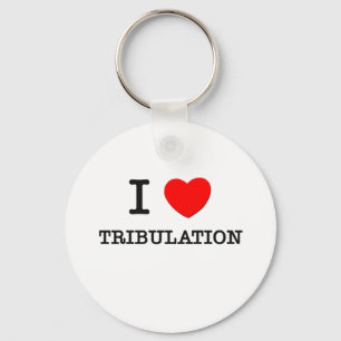 Porte-clés J'aime la tribulation