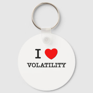 Porte-clés J'aime la volatilité