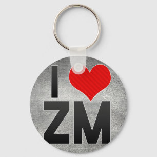 Porte-clés J'aime la ZM