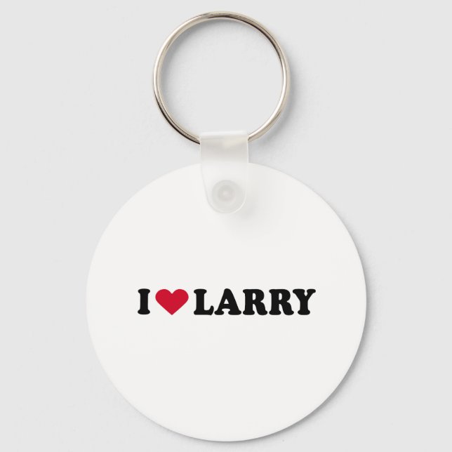 PORTE-CLÉS J'AIME LARRY (Recto)