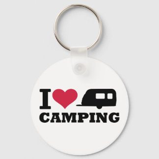 Porte-clés J'aime le camping