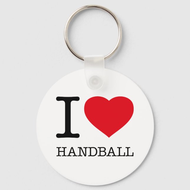 PORTE-CLÉS J'AIME LE HANDBALL (Recto)