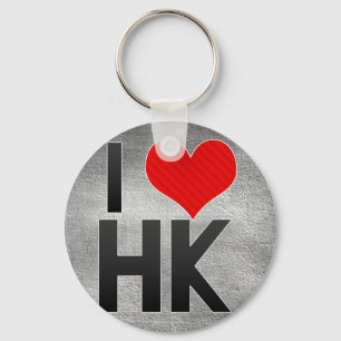 Porte-clés J'aime le HK