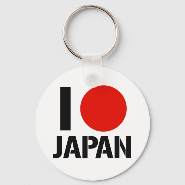PORTE-CLÉS J'AIME LE JAPON (Recto)