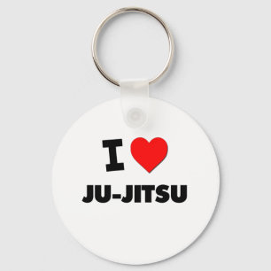 Porte-clés J'aime le jiu-jitsu