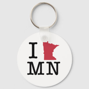 Porte-clés J'aime le Minnesota