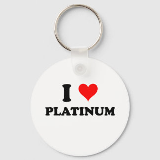 Porte-clés J'Aime Le Platine