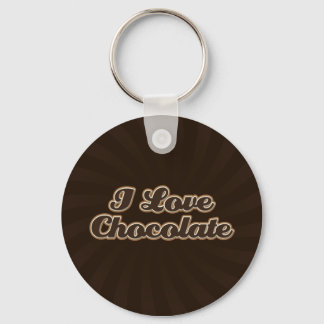 Porte-clés J'aime le Porte - clé au chocolat
