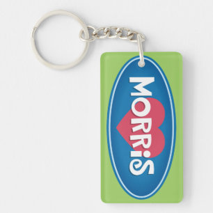 Porte-clés J'aime le porte - clé de MORRIS