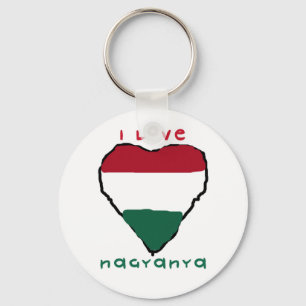 Porte-clés J'aime le porte - clé de Nagyanya