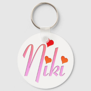 Porte-clés J'aime le Porte - clé Niki