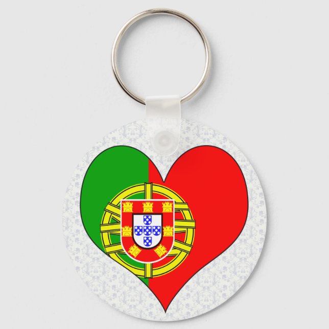 Porte-clés J'aime le Portugal (Recto)