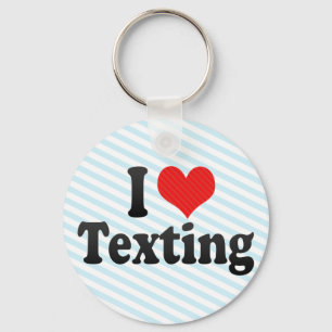 Porte-clés J'aime le service de mini-messages