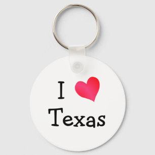 Porte-clés J'aime le Texas