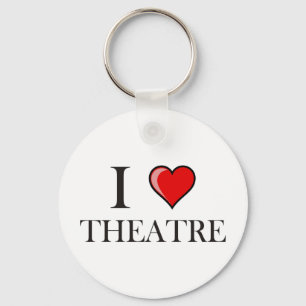 Porte-clés J'aime le théâtre