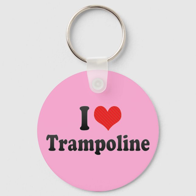 Porte-clés J'Aime Le Trampoline (Recto)