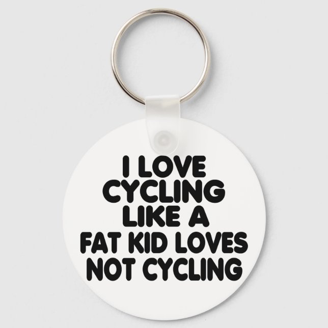 Porte-clés J'Aime Le Vélo (Recto)