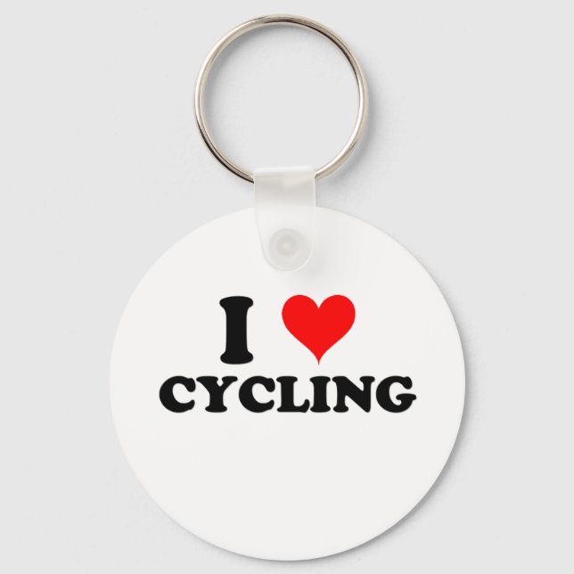 Porte-clés J'Aime Le Vélo (Recto)