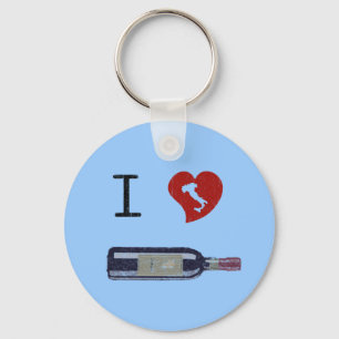 Porte-clés J'Aime Le Vin