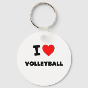 Porte-clés J'aime le volleyball