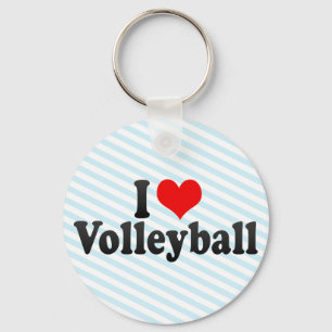 Porte-clés J'aime le volleyball