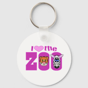 Porte-clés J'aime le zoo