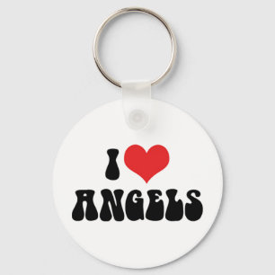 Porte-clés J'aime les Anges